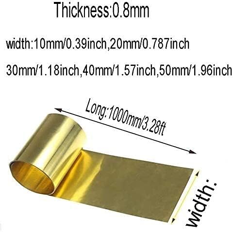 Placa de latão Folha de cobre puro Folha de bronze Filme de ouro Placa de papel alumínio H62 Placa