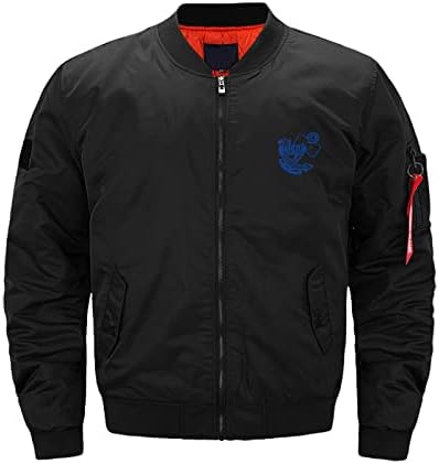 Hope Anchor Bomber Jacket Jacket Casual Jacket Jacket Windbreaker Outwear para homens Mulheres