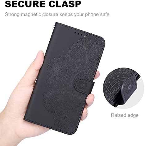 BetterRain para iPhone 13 Pro Wallet Case, capa de couro PU com suporte de cartão e recurso de kickstand, Durável à prova de choque, para homens e mulheres