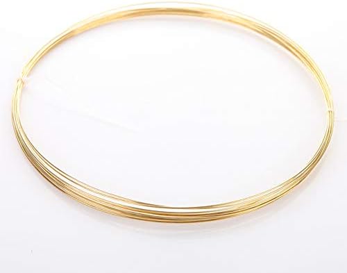 WSABC Solid Yellow Brass Wire Bitle Round Soft, Dia 2,5mm