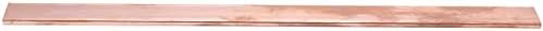 Havefun Metal Copper Foil de cobre Square Flat Row Stick Sheet Block Plate Matérias -primas 2pcs Placa
