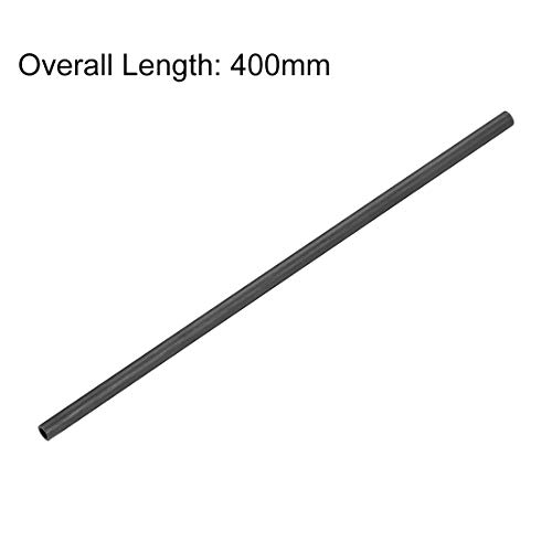 tubo redondo de fibra de carbono uxcell 6mm x 4 mm x 400 mm Tubulação de pultrusão de asa de fibra de carbono