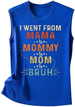 Mulher Mama Carta Camisa Impression Eu fui de mama para mamãe para mamã