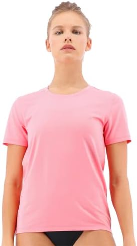 T-shirt de proteção solar de manga curta feminina Tyr UPF 50+