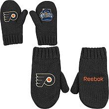 Reebok Philadelphia Flyers 2012 NHL Winter Knit Mittens Small/Medium
