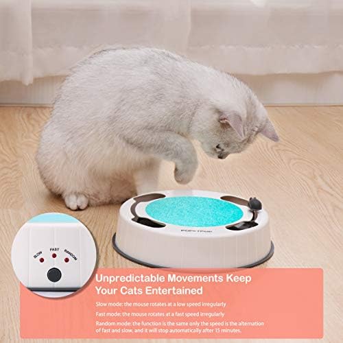 Brinquedos de gatos de Popeetpop para brinquedos interativos e interativos, brinquedos eletrônicos de gato, ratos de brinquedos de gatinho com arranhão