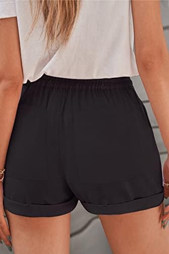 Shorts leves de shorts leves de YOCUR Casual calças de calça curta casual da cintura elástica da