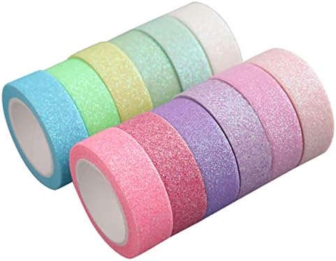 Nuobesty 60 rolos papel colorido no bloco de notas delicadas máscara de macaron