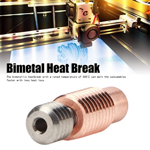 Quebra de calor bimetal, 5pcs bimetal quebra de calor Ti liga de cobre Ocorrencimento de cobre Substituição