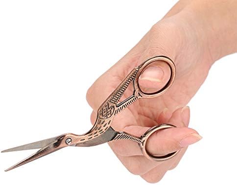 Tesoura de forma de guindaste, safra de aço inoxidável de aço inoxidável Crane Scerk Scissors Scissors
