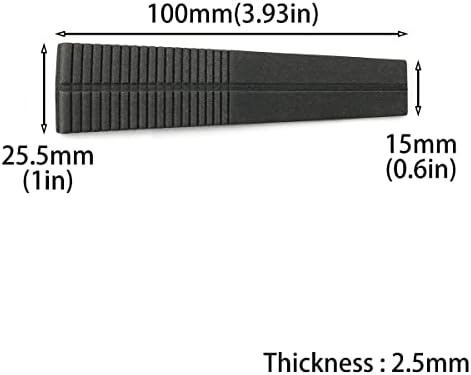 Dghaop arco e flecha recorrente silenciadores de corda de arco preto 3.9x0.98x0.1 eva -liber silenciador de silenciador