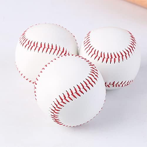 Szyt Leather Slowpitch Bola de beisebol duro, bola de softball para iniciantes, praticar, treinamento,