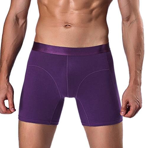 BMISEGM Mens cuteadores de roupas íntimas que administram vestem roupas de moda masculina Leg Long Sports Multifunções de cuecas íntimas para homens