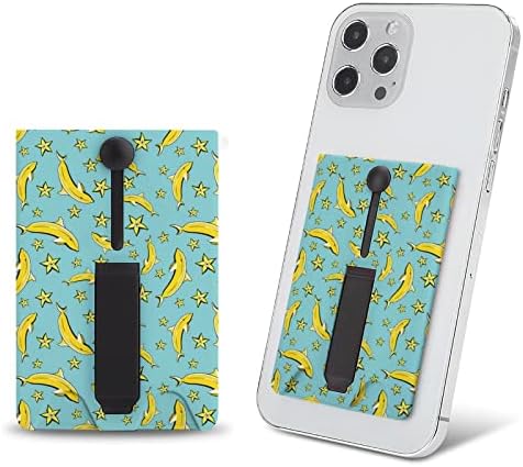 Bananas Dolphin adesivo Telefone Polícia de cartão com pop -out Stand dobrável Kickstand com impressão