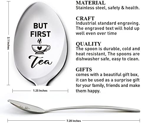 Presentes de chá para amante de chá, mas o primeiro chá, aniversário de ação de graças de graças para