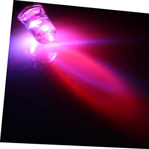 X-Dree 8pcs DC12V 5mm DIA Rainbow Luz LED de flash lento multicolor LED (8pcs DC12V 5mm DIA Rainbow LED de