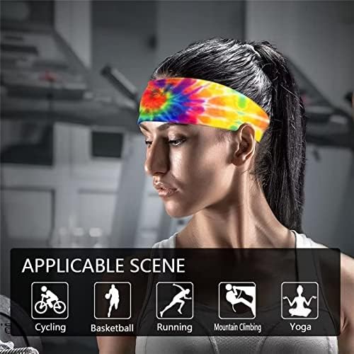 Belidome Sports Bandada de cabeça de cabeça de pinça de cabelo embrulhada para exercícios atléticos correndo