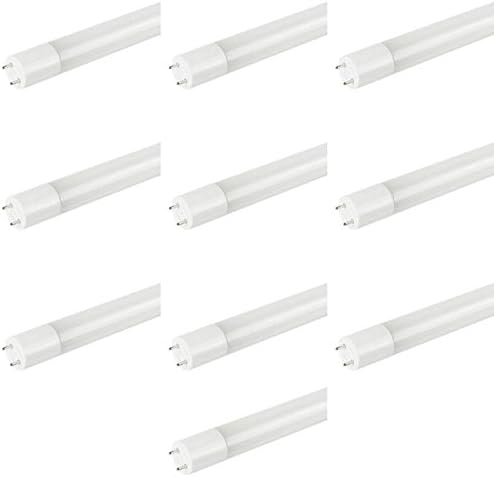 Caixa de 10 LED T8 17W Bulbo médio bi-pin G13 quente branco 4ft Sunlite 88085-su