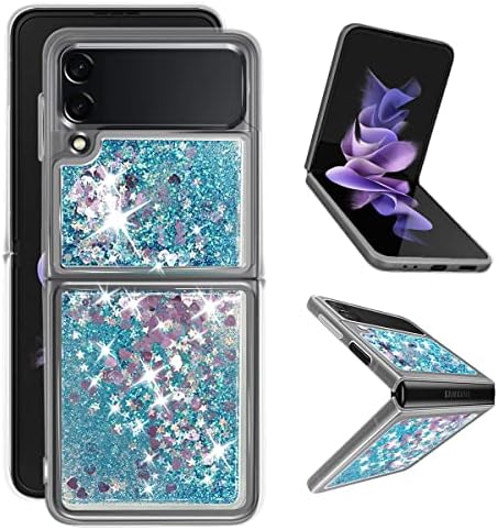 QSEVNSQ PARA SAMSUNG Galaxy Z Flip 4 Glitter Case, CHUPE SHOTFROME