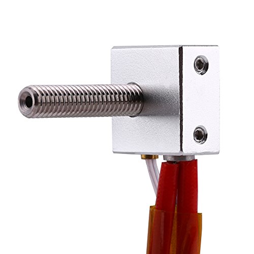 Extrusora de MK8 1,75 mm a 0,4 mm Kit de extremidade do termistor do aquecedor de filamentos de bico para a impressora