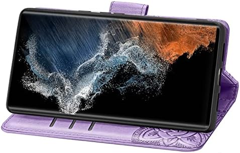 IMEIKONST CASO PARA SAMSUNG Galaxy S23 Ultra Wallet Case Diamond Bling Flip Case Kickstand Card Slot Magnetic