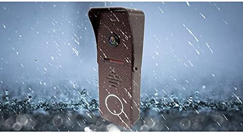 CFSNCM Video Intercom Door Phone System de 7 polegadas Monitor de campainha com câmera com maior grau de 130 graus