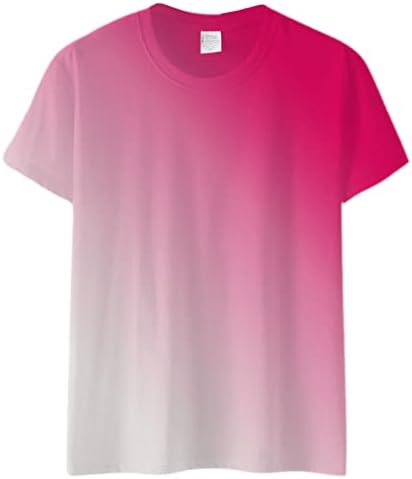 Camisetas de ioga mulheres gradiente feminino Top camise