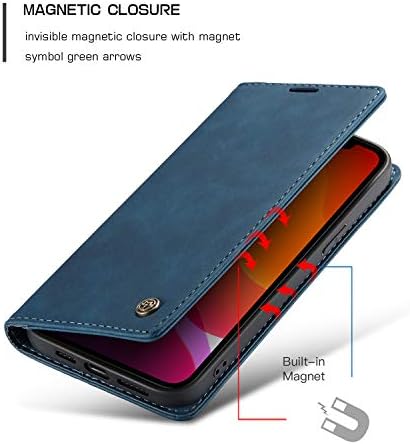 Capa Haii para iPhone 12 Pro máximo [6,7 polegadas], capa de carteira de couro dobrada com slot de