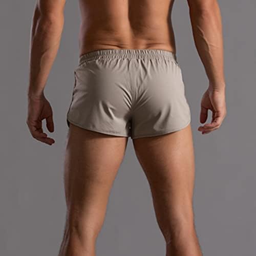 Shorts de boxer masculinos do BMISEGM Mens de verão calça de algodão sólida Banda elástica solteira solta de conforto casual seco rápido cinto