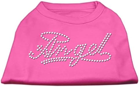 Mirage Pet Products 10 polegadas Angel Rhinestud camisa para animais de estimação, pequeno, rosa claro