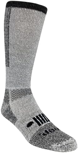 Jeep Men's Rountgged Wool Blend Socks-1 Par de pares-pesados ​​com conforto almofadado e prevenção de bolhas