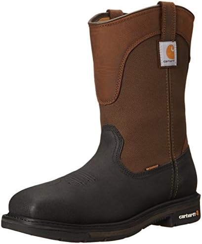 Carhartt Men's 11 Wellington Square Safety Toe Leather Work Boot
