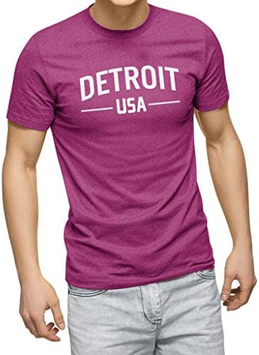 Luxxology Detroit Michigan Novelty Men's T-Shirt