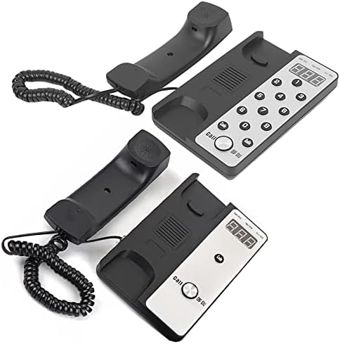 AC100V240V Par de extensão do host interna interna do telefone interno intercomunicador de voz para o escritório
