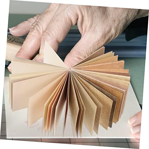 Excety 8 Sets Planejador de artesanato Hand Madeiro Álbum Diy Backing Ornamentos Photo Retro Journals Diário