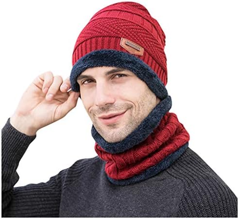 Silenciador grosso de inverno colar colarinho mais e chapéu de boné masculino boné de veludo tampas