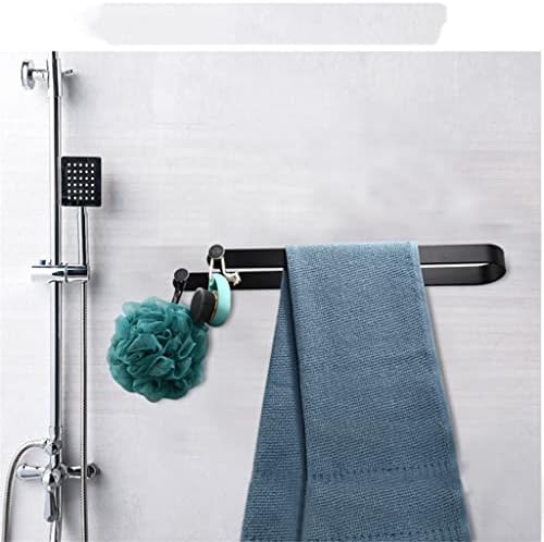 n/a nórdico simples e simples toalha de toalha barra de toalha banheiro preto rack de toalha