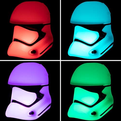 Star Wars Select LED Light Light, Mudança de cores, luz noturna da Disney, sensor de luz, galáxia, para crianças, 3D, plug-in, 43067