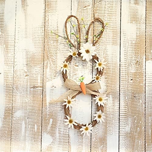 Guirlanda de coelhinho da Páscoa Zsedp com porta de lâmpada pendurada no casamento criativo de cor