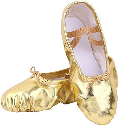 Nexette Ballet Shoes Sapat Shop Shop Shops Sapatos de dança de balé para criança menina garotinha Mulheres em ouro, prata e cores de glitter rosa