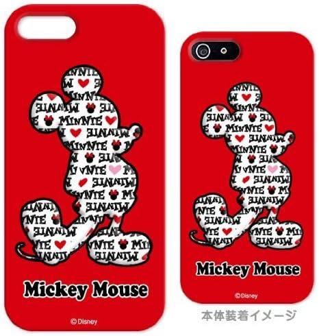Rana Capa personalizada iPhone5 Slide Relief Mickey Mouse Minnie Love