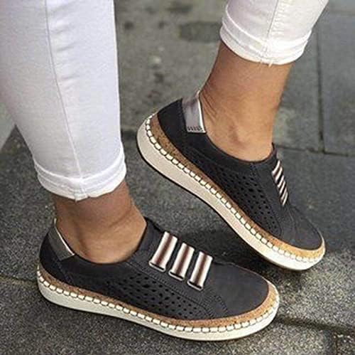 Women Flats Sapatos de estilo quente tênis de moda e sapatos simples casuais malha de plataforma macia