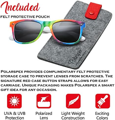 Óculos de sol para homens Polarspex - óculos de sol retro para homens, óculos de sol polarizados para
