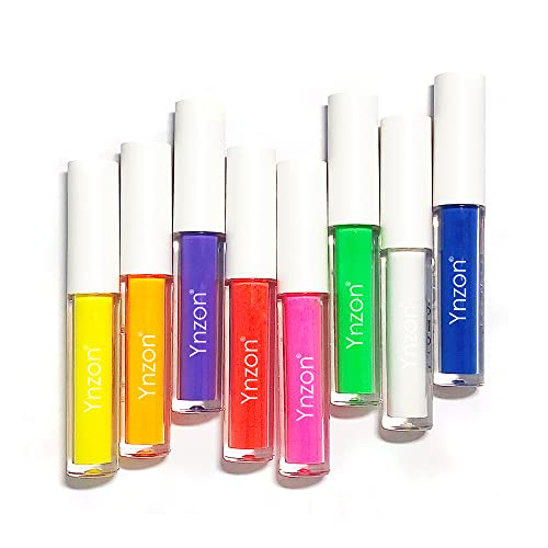 Ynzon delineador líquido seco rápido UV brilho arco -íris colorido colorido delineador de neoniner lápis Pigmentado