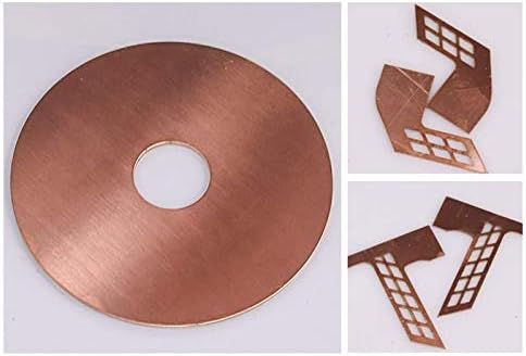 ACDUER CHEARTE METAL METAL 99,9% A placa de papel alumínio pura é ideal para artesanato de espessura de