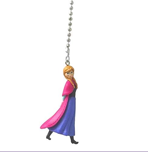Personagem do filme Princesa Anna teto Fan Pull Chain Ornament Light Cord Extlender Extension
