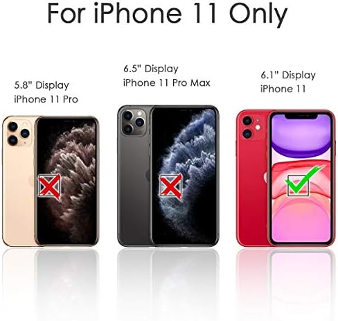 Para iPhone 11, capa de capa de carteira de flip de flip, A24242 fofo golfinho 24242