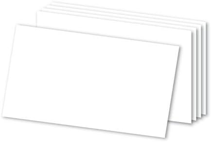 Office Depot® Brand Blank Index Cards, 3 x 5, branco, pacote de 100