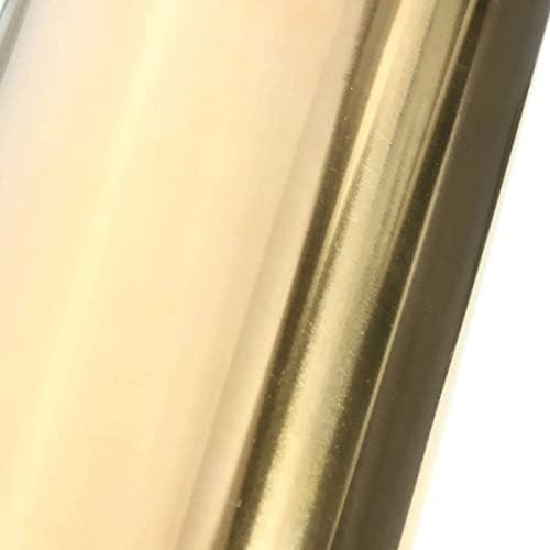 Nianxinn H62 Placa de metal fino em folha de cobre de latão para trabalho de metal, espessura: 0,1 mm