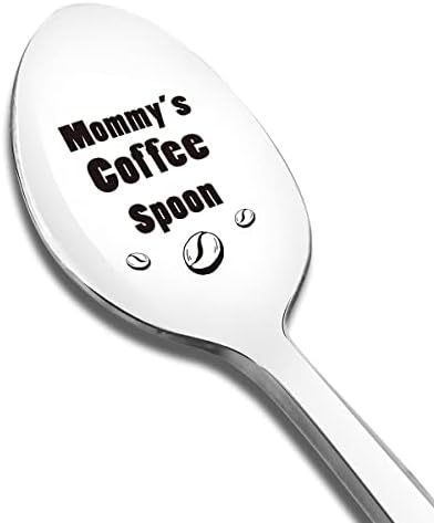 Mommy's Coffee colher gravado Presente engraçado para mãe, mãe amante de café Melhores presentes